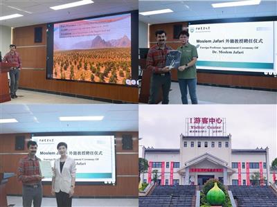 Speech by a member of the faculty member of FANREC at China Agricultural University