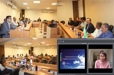 WHO scientist's speech at the meeting on “Identification and Combating Sand and Dust Storms” at the Fars Agricultural and Natural Resources Research and Education Center